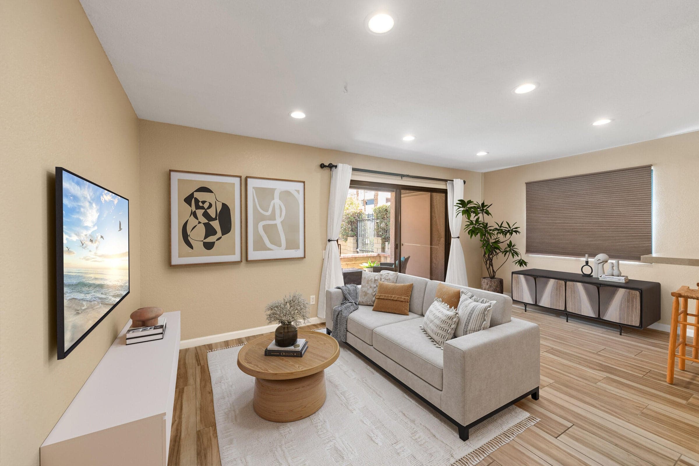 Welcome home! Come on in and check out this single story end unit condo located in famous Palm Springs.