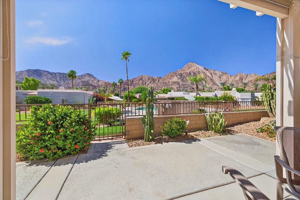 West facing mountain view