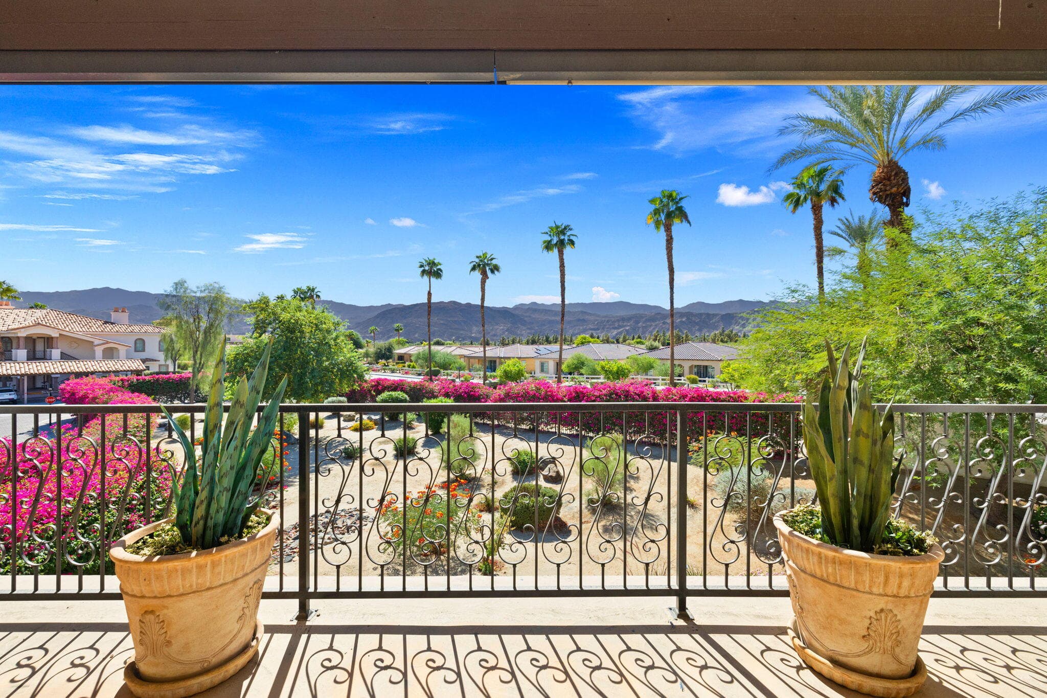 Beautiful view from the balcony!