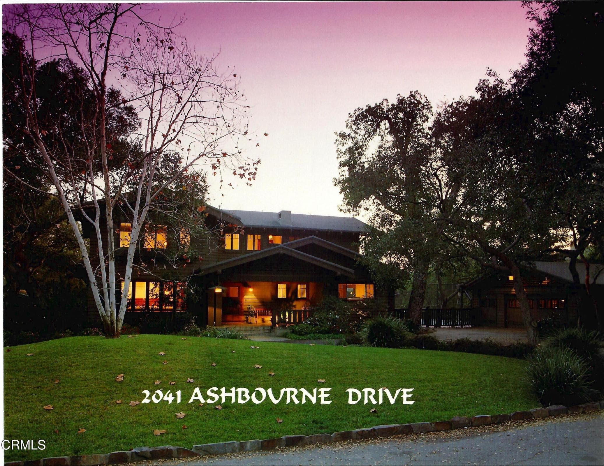 2041 Ashbourne S Pasadena Evening Shot