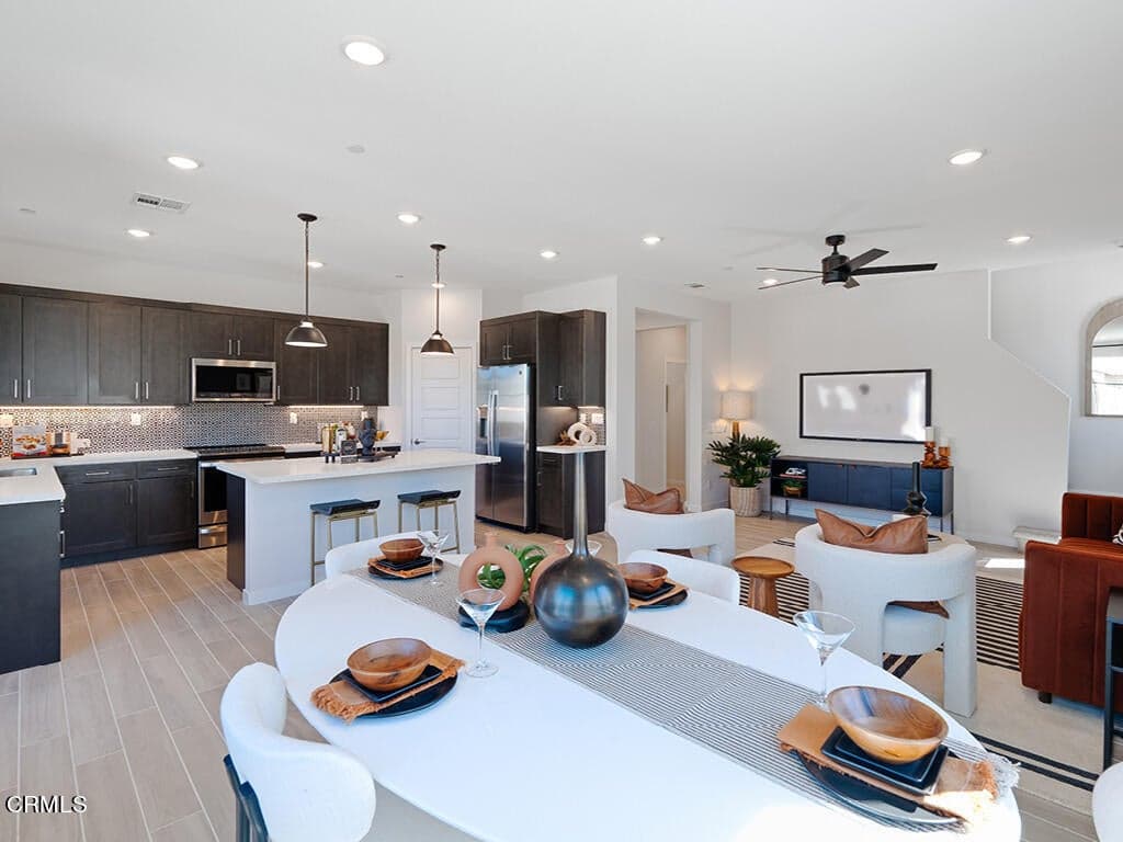 Photo of model home. Listed home is under construction