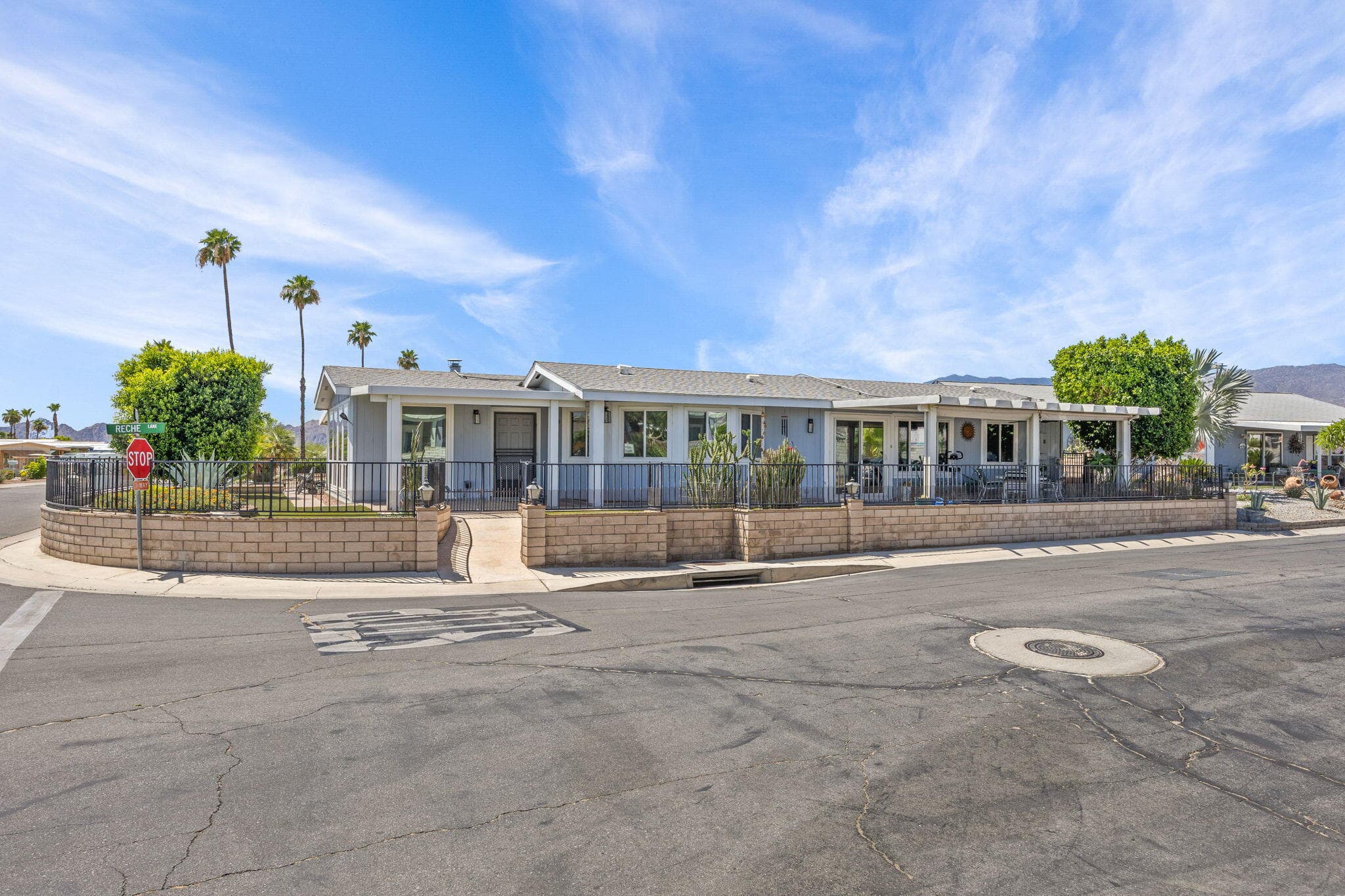 FRONT OF TRIPLE WIDE HOME