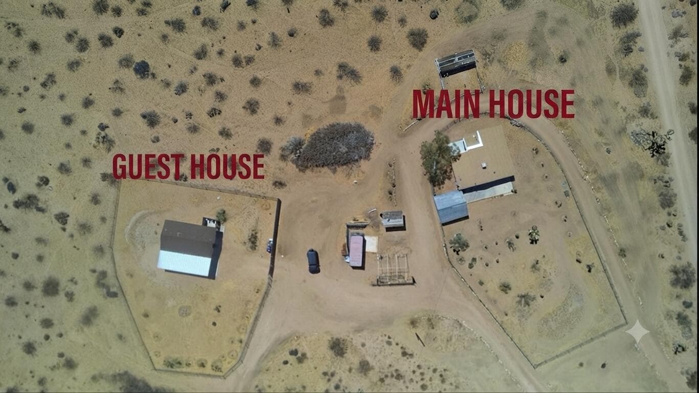 Two properties on one lot.