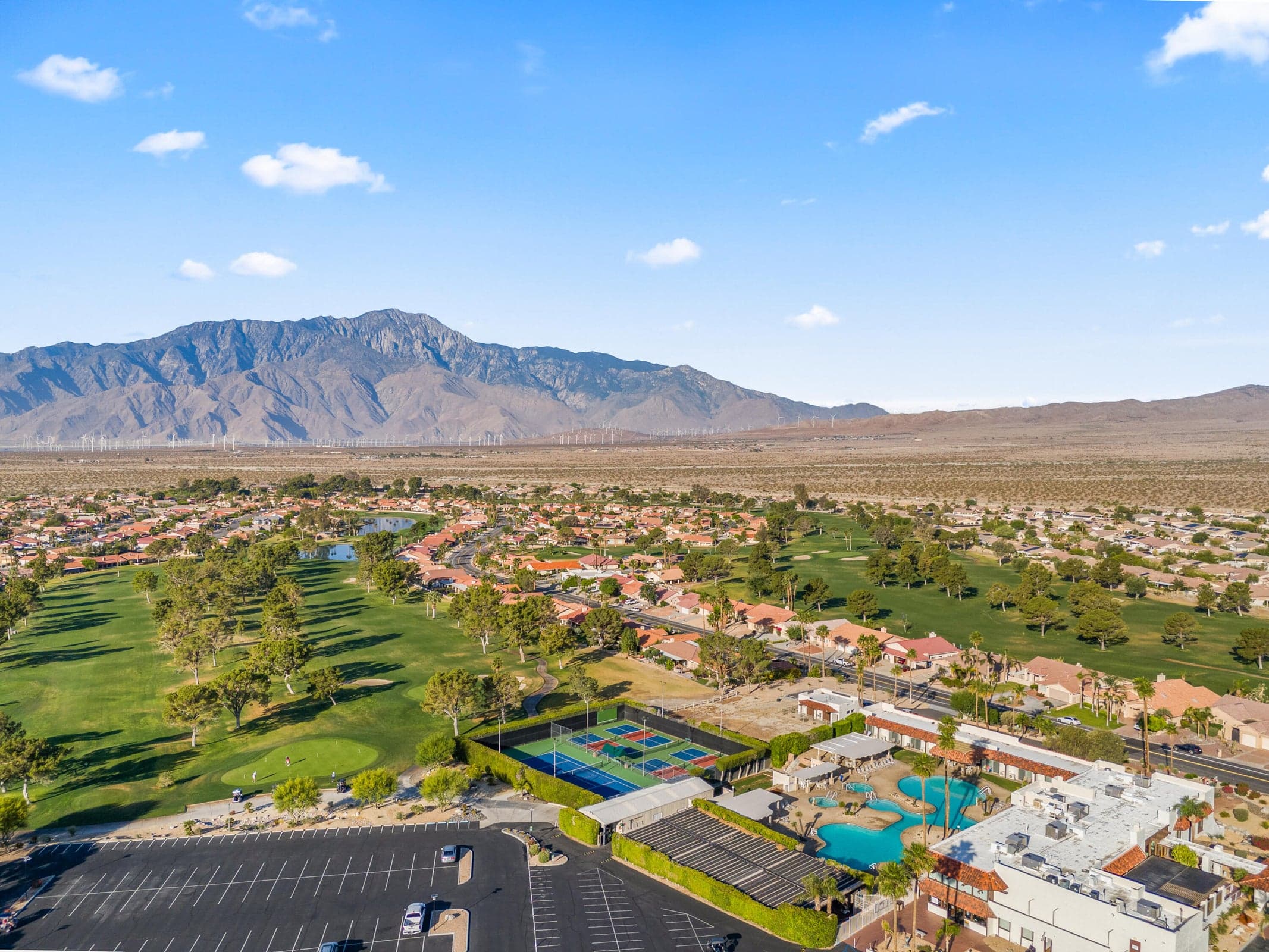 Aeriel view of the top of mission lakes