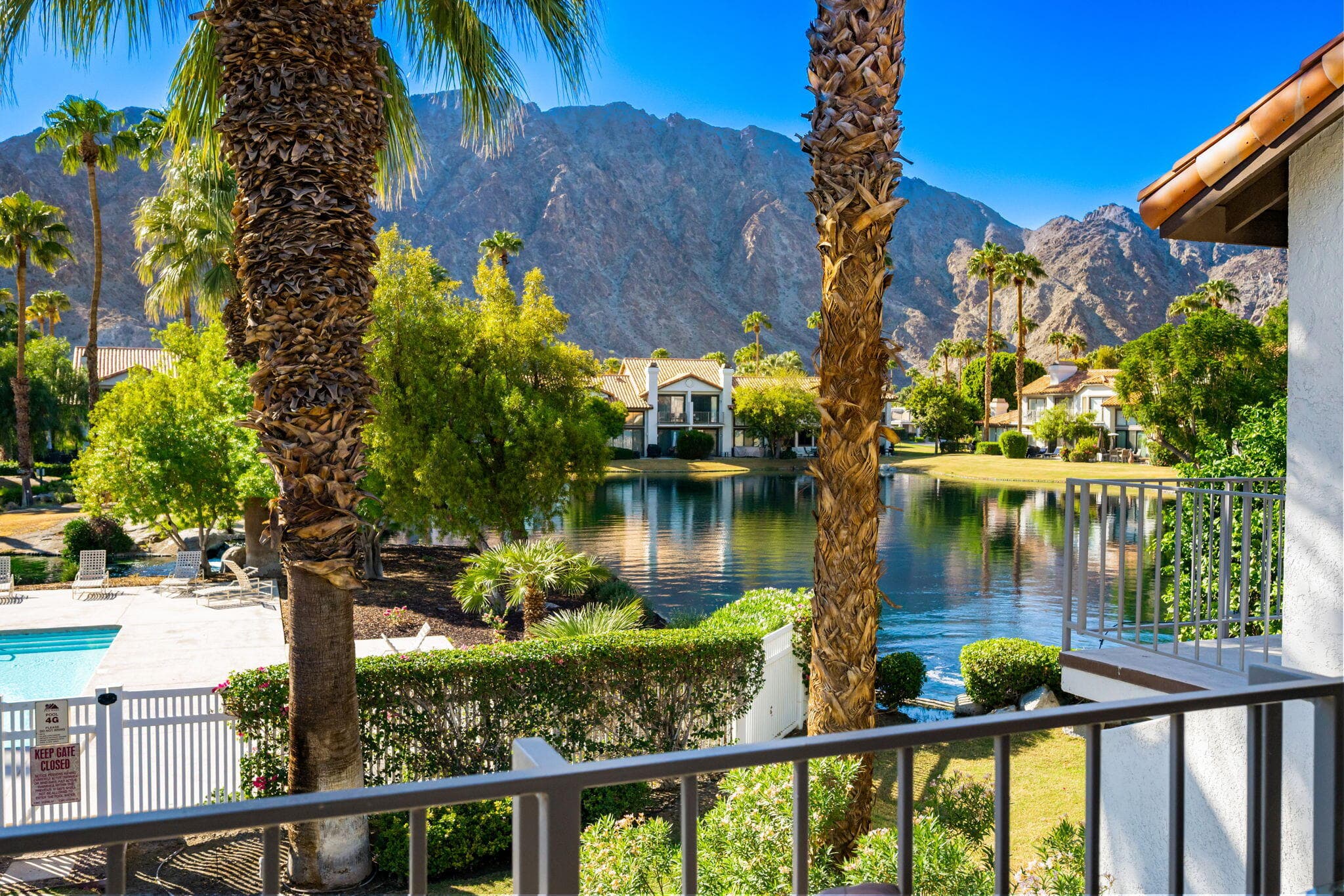 Mountain & water views from Patio!