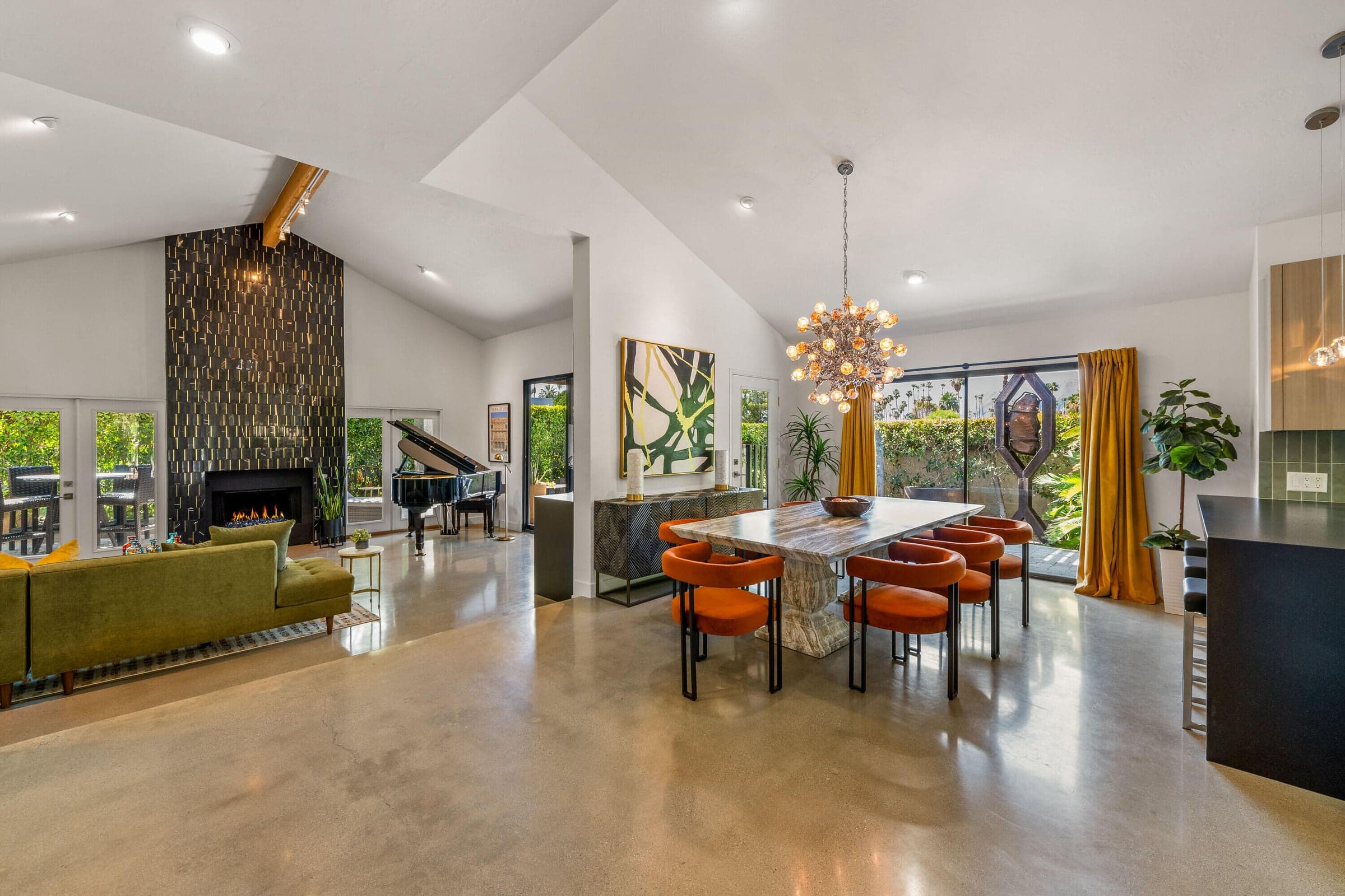 Great Room (Living, Dining, and Kitchen)