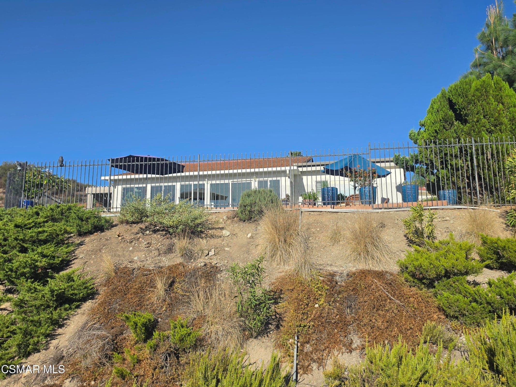 Home has outstanding views of hillsides surrounding Westlake Village.